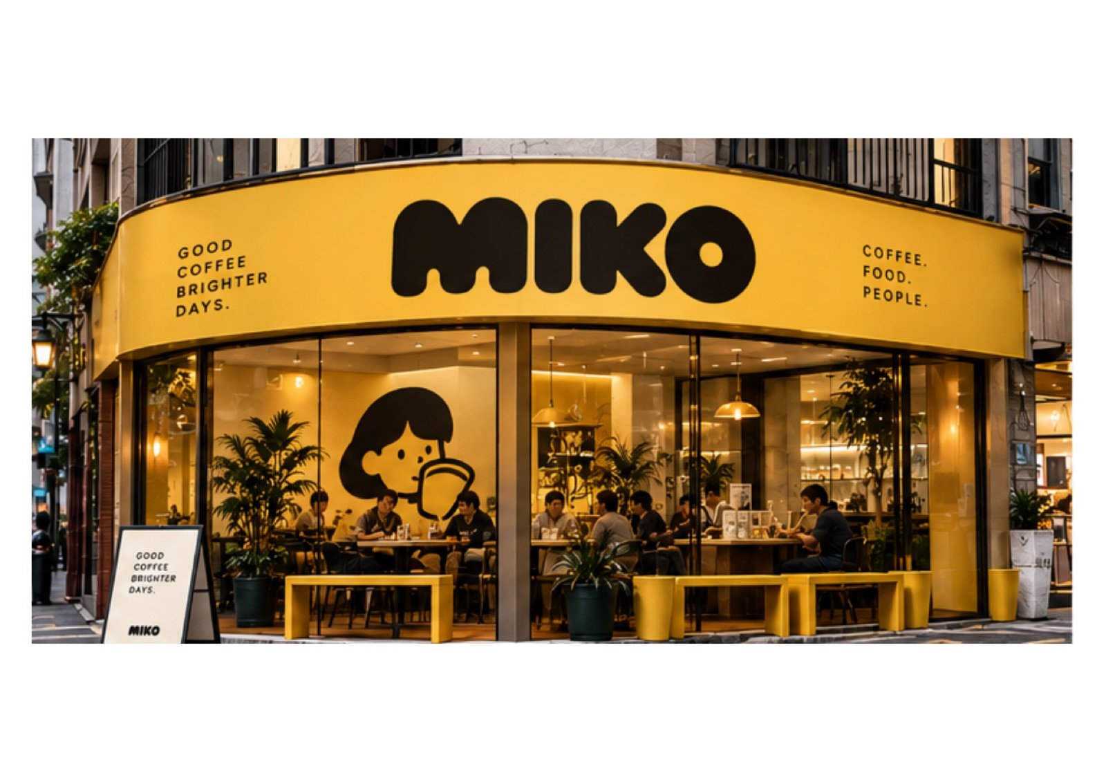 MIKO café — storefront
